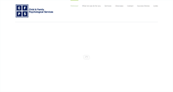 Desktop Screenshot of childandfamilypsychological.com